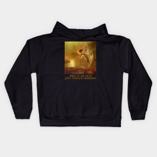 Spirit of the Night by John Atkinson Grimshaw Kids Hoodie